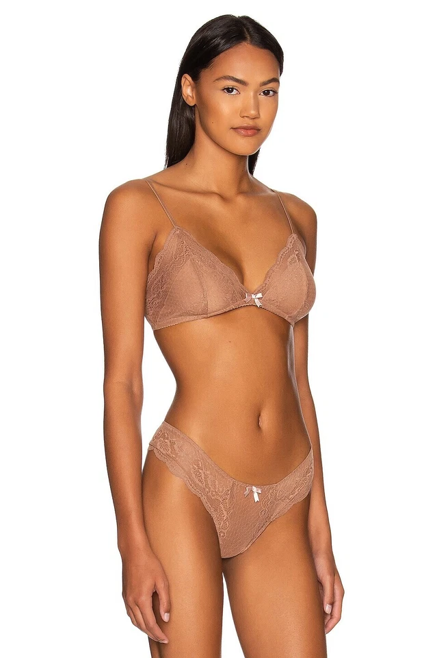 NWOT Eberjey Anouk Bralette Mocha Size XS - Image 2 of 3