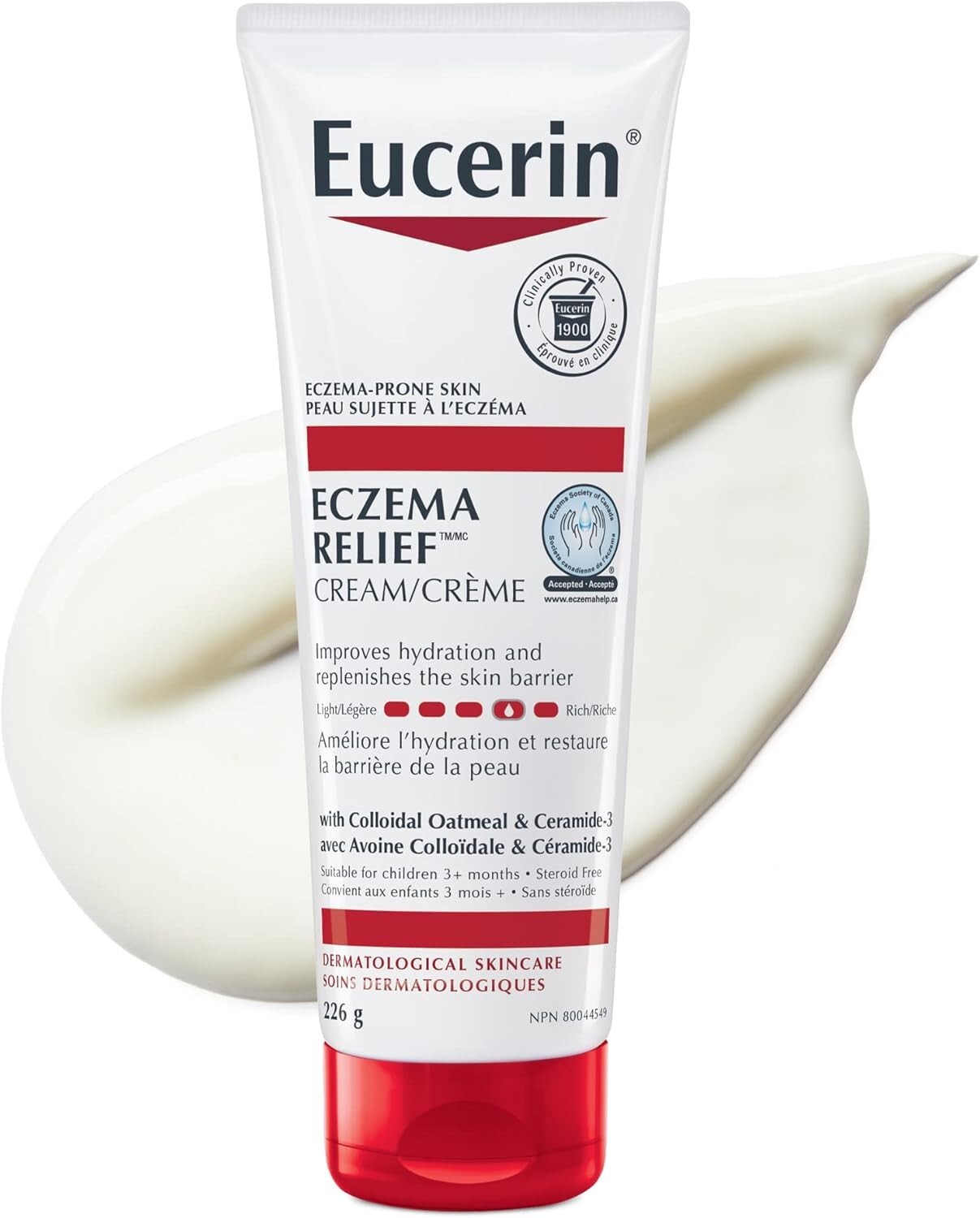 Eucerin Eczema Relief Body Cream for Face and Eczema-Prone Skin