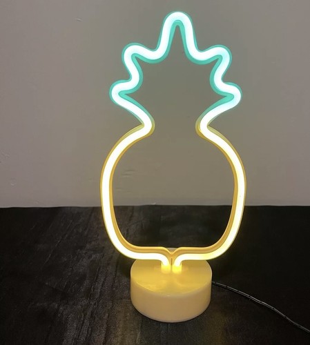 Ananas Neon LED Schild - Soft Glow Nachtlicht für Sommer Deko - Bild 4 von 6