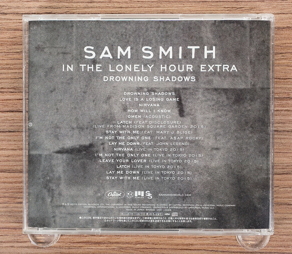 Sam Smith - In The Lonely Hour Extra (Drowning Shadows) CD (Japan 2015) - Image 2 of 4