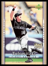 2007 Upper Deck First Edition #17 Troy Tulowitzki RC Rookie Card Rockies. rookie card picture