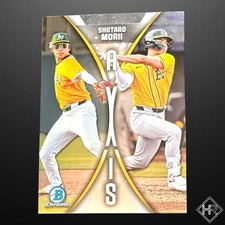 2025 Bowman Draft Chrome Axis A-18 Shotaro Morii Athletics