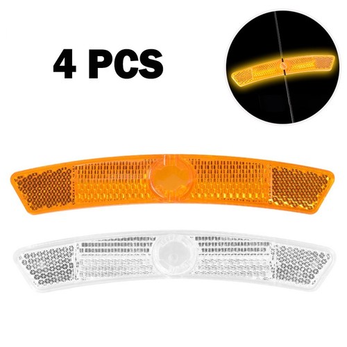 Bandes Réfléchissantes Pour Roues De Scooter Xiaomi Pro2/Mi3 – Lot 2, ABS, Vis Incluses – Sécurité Nuit