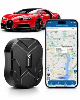 4G GPS Tracker for Vehicles No Subscription,180-Day Standby TK905B