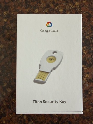 Google Cloud Titan Security Key - K9T - Gently Used - Open Box