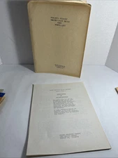HOLMES PROJECTOR COMPANY “Rex ARC 16mm Instruction book and parts list