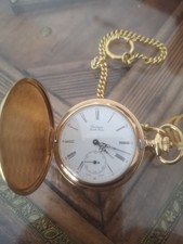 Certina Kurth Freres Taschenuhr Handaufzug goldfarben r&ouml;misch kleine Sek.