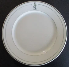 Vintage Souvenir Warwick China Advertising Plate Mr. Peanut Planters Peanuts