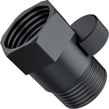 Brass Shower Flow Control Valve Shut Off Valve with Handle for Handheld Shower