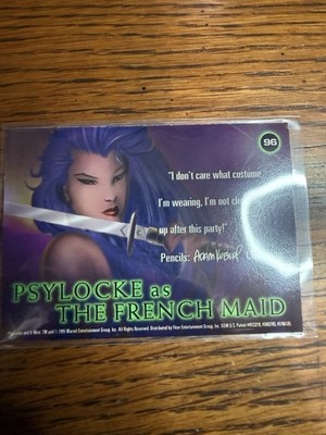 1996 Fleer Ultra X-Men - Psylocke #96 - Haunted Mansion Excellent