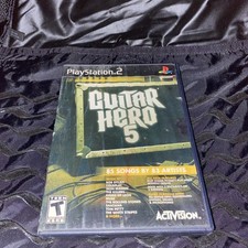 Guitar Hero 5 (Sony PlayStation 2, 2009) Complete In Box