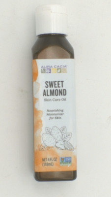 Aura Cacia Organic Sweet Almond Oil - GC/MS Tested, USDA Organic, Mild, Versatil
