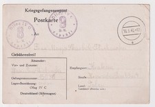 WW2 Polish Officers POW Card COLDITZ 1940 Oflag IV C to Krakau Censored