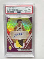 !POP1! 2023 Panini Phoenix KEYONTE GEORGE RC Patch Auto /11 PSA 9 Pandora FOTL