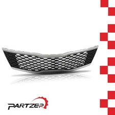 Black/Chrome Grill Front Upper Bumper Grille For 2016 2017 2018 Kia Optima LX EX