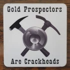 2 Gold Prospector Sniping Stickers 3" x 3" Weather Resistant Matte Finish