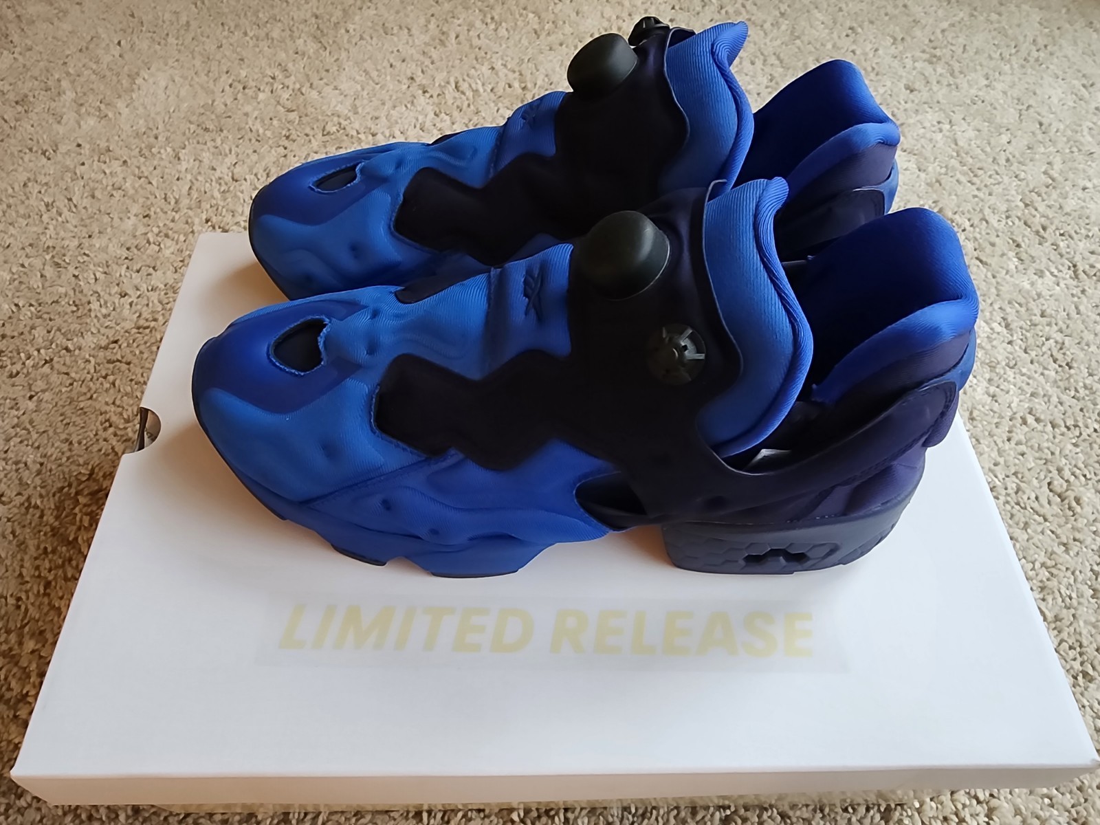 Reebok InstaPump Fury Blue Limited GOAT Exclusive Men Size 8.5M