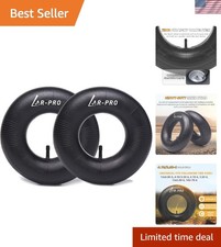 Heavy-Duty 4.10/3.50-6 Inner Tubes 2-Pack for Lawn Equipment & Wheelbarrows