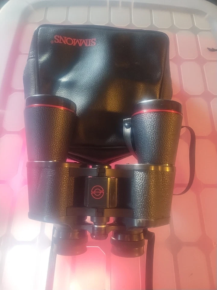 Simmons Binoculars Red Line Model 1107 10x50 367 ft @ 1000 yds W/ Strap See desc - Image 2 of 4