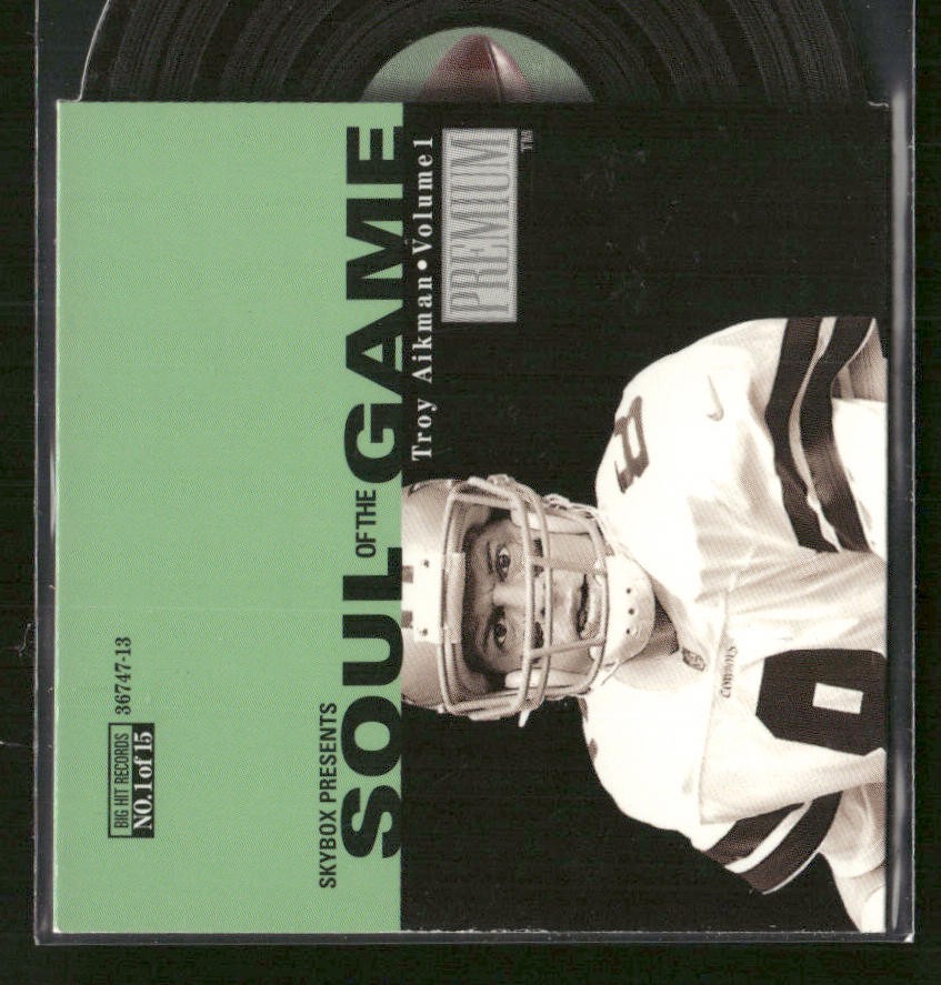 1998 SkyBox Premium #1 SG Troy Aikman Soul of the Game