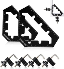 Corner Clamps for Woodworking Tools 45 and 90 Degree Aluminum Black 