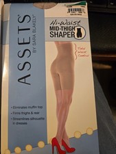 ASSETS by Sara Blakely SPANX High-Waist Mid-Thigh Shaper Size 3 Nude 166B