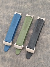 FKM Rubber Strap for Longines Elegant Collection Conquest L3 21/22mm Watch Band