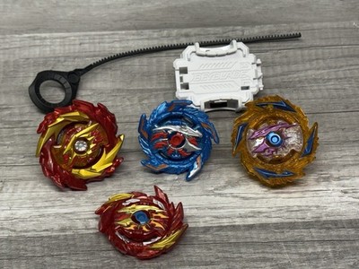Beyblade lot Super Hyperion + King Helios + More TAKARA TOMY BURST Lot Of 4