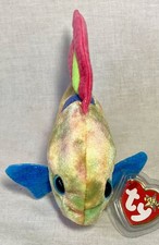 Rare Vintage 2001 TY Beanie Babies ARUBA the cute Angel Fish VG Condition NWTS 