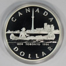 1984 Canada Silver Dollar