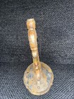 Art Nouveau Metal Bell Lady Portrait Antique Finish Gold/Brown 1900-1919 — photo 2