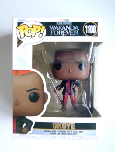 Marvel Funko Pop Black Panther Wakanda Forever OKOYE #1100!