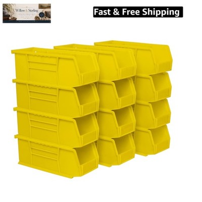 30224 AkroBins Plastic Storage Bins, Space-Saving Stackable Bins for Garage, ...