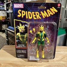 Hasbro Marvel Legends Spider-Man Retro Card Electro Francine Frye 6  Figure New
