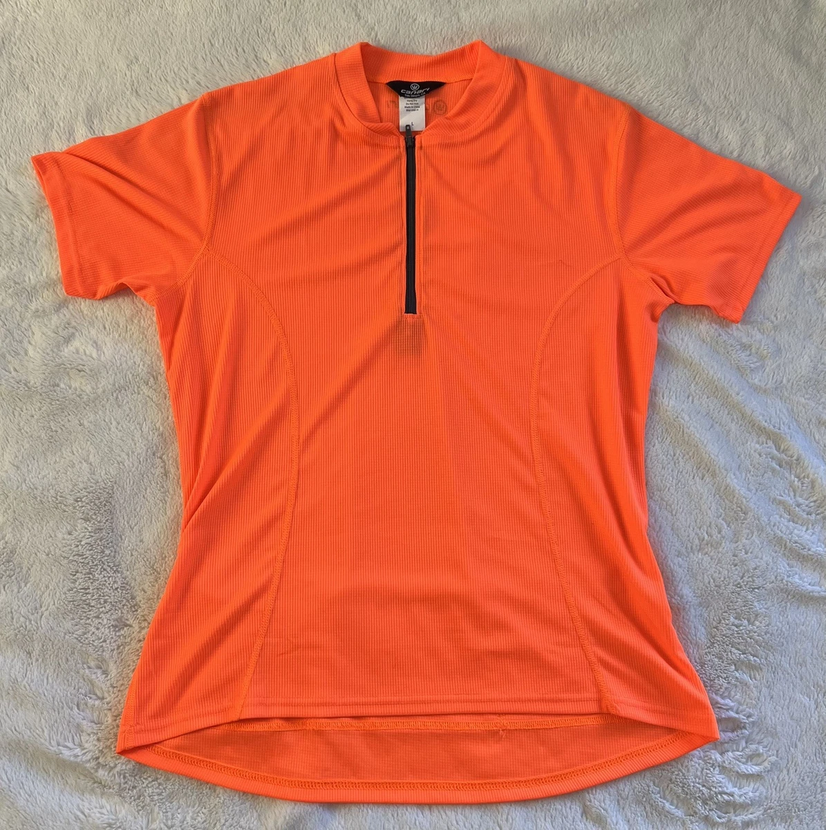 Chemise De Cyclisme Canari Homme – Rouge, Taille XL, Avec Poches Et Demi-fermeture