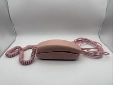 Vintage PINK Rotary Trimline Desk Telephone BELL SYSTEM Made by Western Electric
