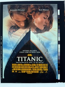 TITANIC LEONARDO DICAPRIO PRESS KIT SLIDES KATE WINSLET JAMES CAMERON