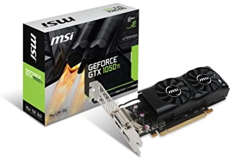 MSI Low Profile Graphics Card GEFORCE GTX 1050 TI 4GT LP F/S w/Tracking# Japan - Image 4 of 4