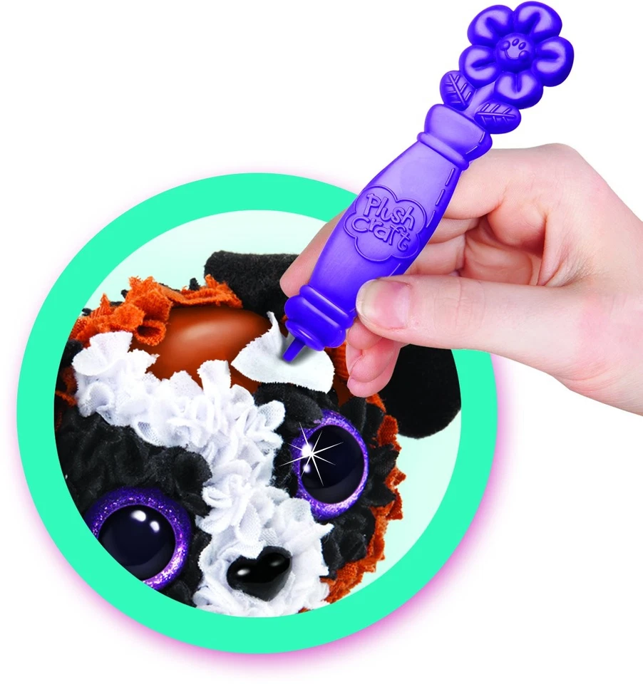 Kit 3D ORB The Factory PlushCraft Kit, Rosa/Blanco/Azul, 5" x 4" x 10" (72889) Foto 4 de 4