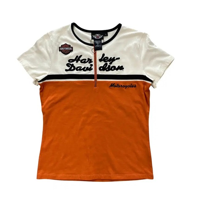 Harley-Davidson 1/2 Sleeve Women's T-Shirt, Size L, Slightly Used