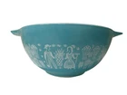 New ListingPyrex #442 Amish Butterprint Turquoise Cinderella Mixing Bowl 1-1/2 Qt Vintage
