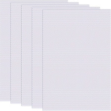 5 Sheets 0.5Mm White Fursuit Eyes Mesh, Waterproof Printable PVC Eye Mesh Sheet
