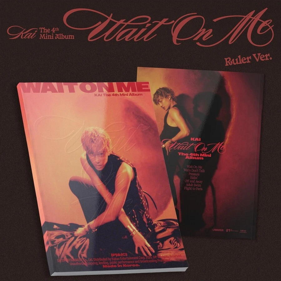 EXO KAI WAIT ON ME 4th Mini Album PHOTO BOOK Ver/CD+Book+Film+2