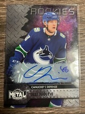 OLLI JUOLEVI 2020-21 Skybox Metal Universe Rookies Silver Autographs #203/299