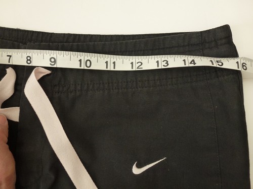 Nike Black Cargo Shorts Pockets Size XS 25" Length Waist Tie & Leg Ties - Picture 6 of 8