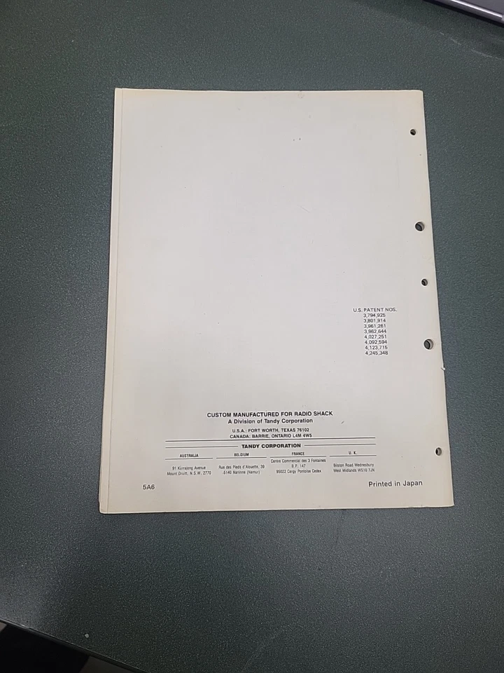 Genuine Realistic Service Manual For Pro-2010 Programmable Scanner Cat. 20-118 - Image 3 of 4