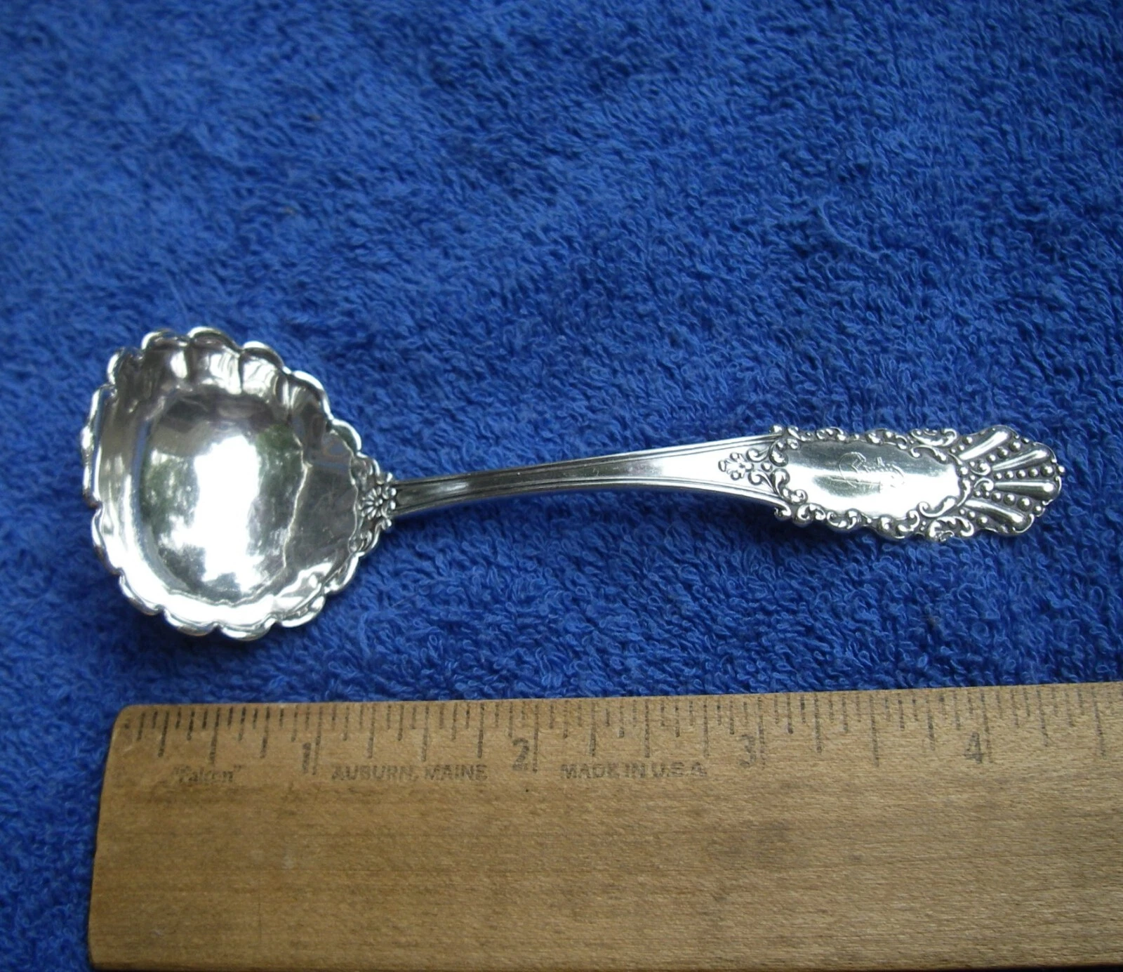 Watson Sterling CORONADO Pattern Small SAUCE / CONDIMENT LADLE-Mono