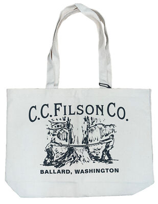 Filson Ballard Pioneer Canvas Tote 20234031 MADE IN USA Natural