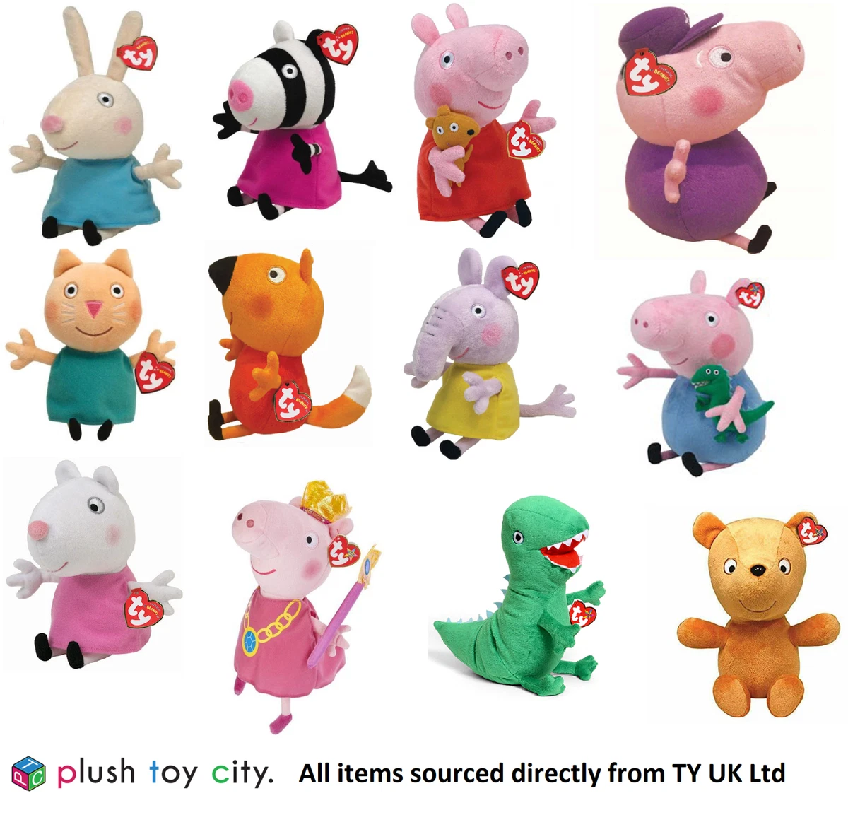 Peppa pig beanie boo 2025