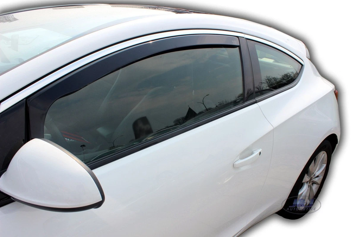 TO FIT VAUXHALL ASTRA J mk6 3 door GTC SRI 2012 2018 Front Wind Deflectors HEKO